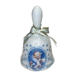 Precious Moments Style Morehead Angel Bell Little Angels Gather Porcelain